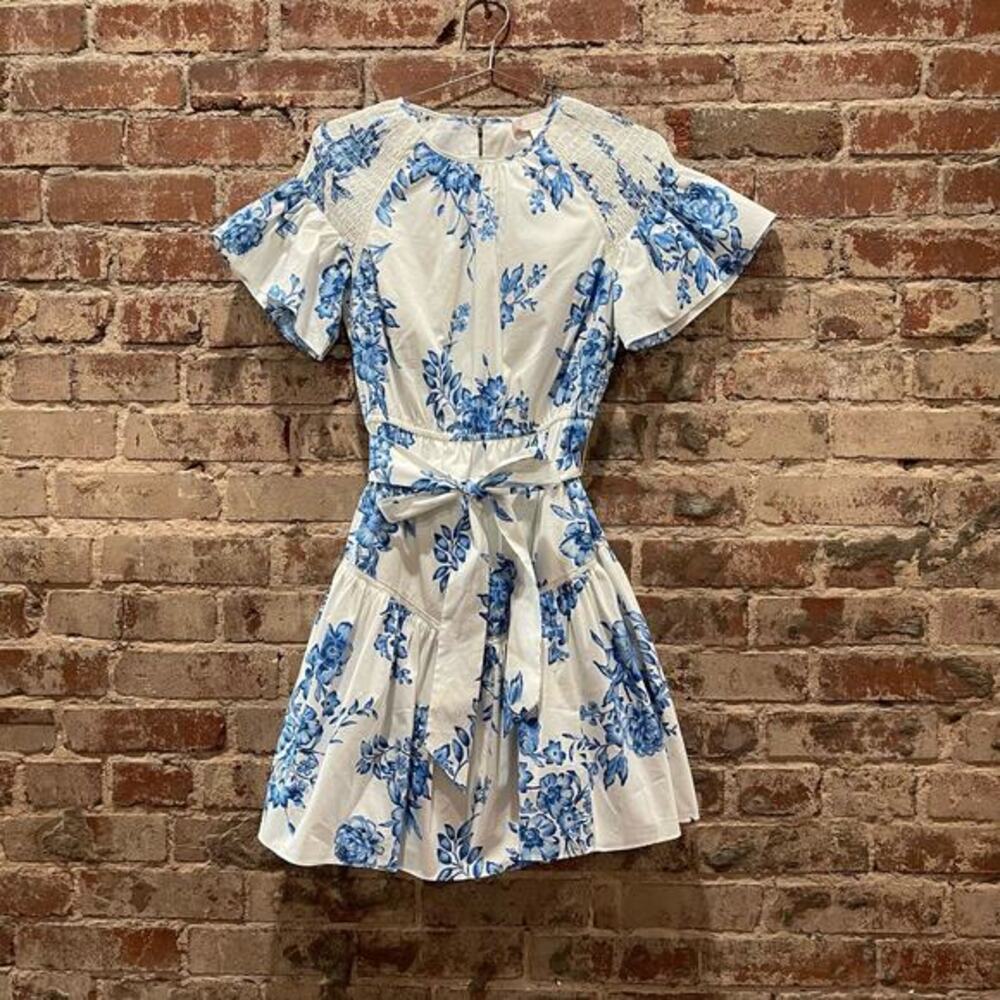 Rachel Parcell Ruffle Front Tie Cotton Dress Size‎ XXS - Picture 8 of 13